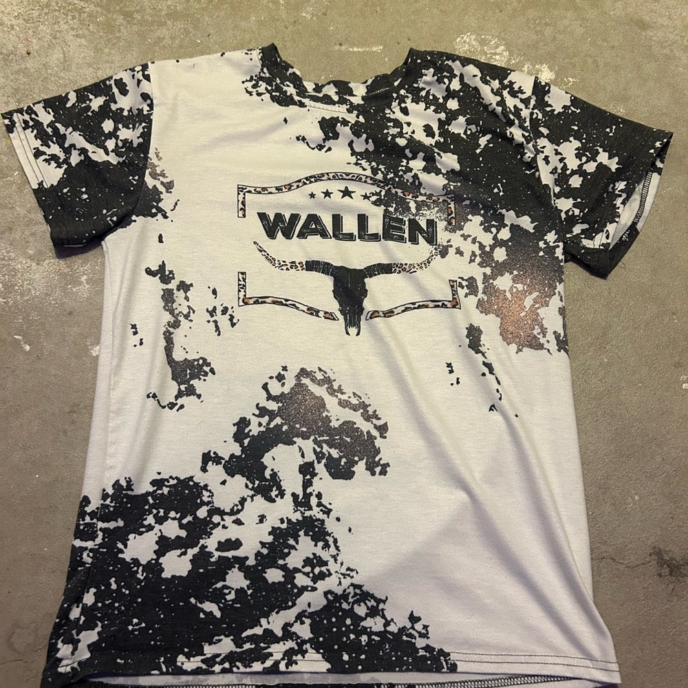 Morgan Wallen Black and White Graphic T-Shirt